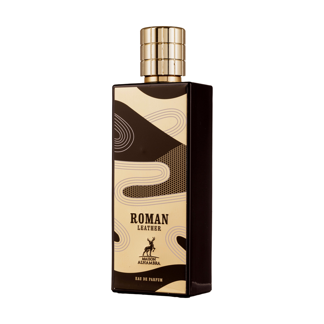 IMG_4516.jpg (plu01260) - Apa de Parfum Roman Leather, Maison Alhambra, Unisex - 80ml - imagine 2