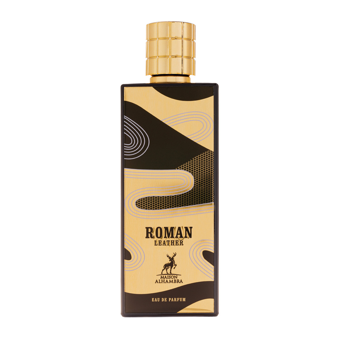 IMG_5988.jpg (plu01260) - Apa de Parfum Roman Leather, Maison Alhambra, Unisex - 80ml - imagine 1