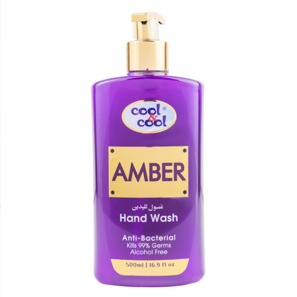 (plu05278) - Sapun Lichid Amber, Cool & Cool, Anti-Bacterial - 500ml